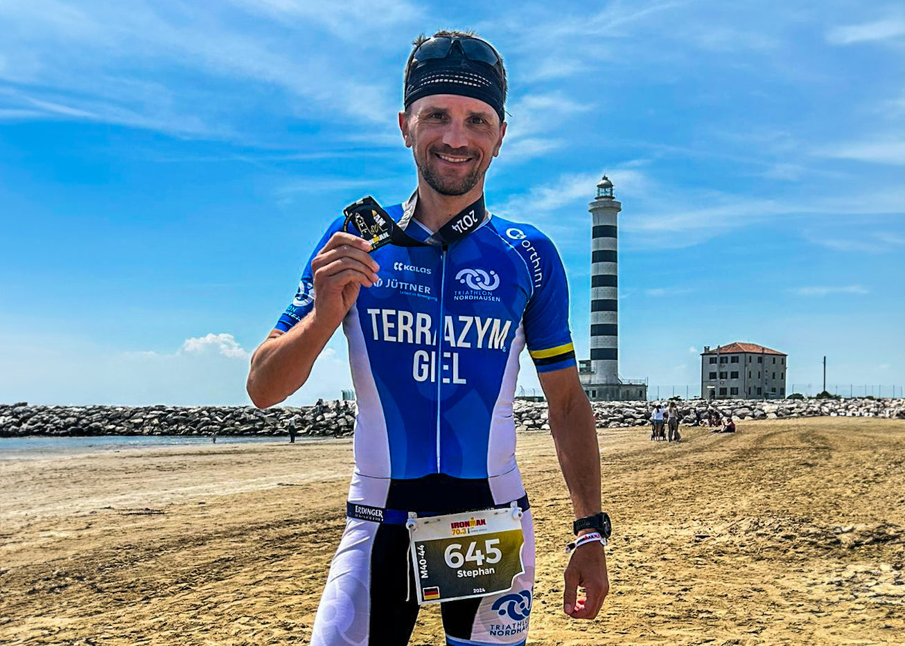 Erfolgreich beim IRONMAN 70.3 Venice-Jesolo: Stephan Knopf brilliert auf ganzer Linie